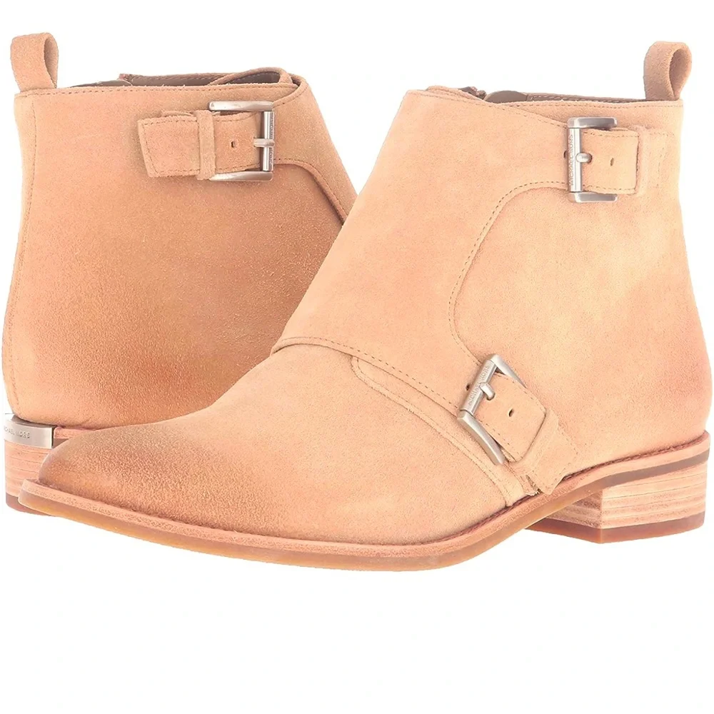 Michael Michael Kors Women’s Adam Monk Strap Bootie. - Picture 6 of 16